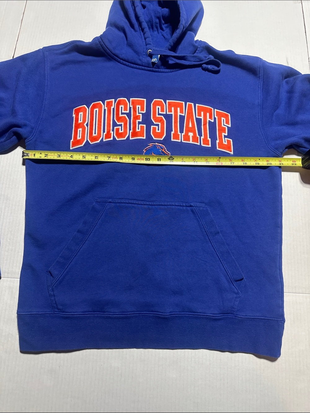 Boise State university college Blue Pullover Hoodie with Logo from Big Cotton - Picture 2 of 8